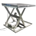 Stainless Steel Powered Scissor Lift Tables