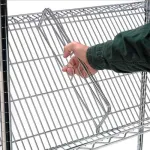 Nexel® Chrome Slant Shelf Dividers