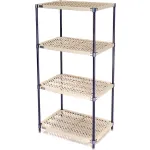 Nexel® Nexelon® Wire Shelving Units with Vented Plastic Mats