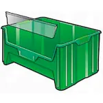 Clear Window for Plastic Bins