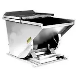 Stainless Steel Self-Dumping Forklift Hoppers
