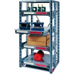 Modern Equipment Extra Heavy Duty Roll-Out Open Steel Shelving