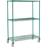 Nexel® Poly-Green® Wire Shelf Trucks