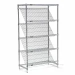 Nexel® Chrome Slant Wire Shelving Units