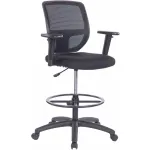 Mesh-Back Fabric Big & Tall Drafting Stools