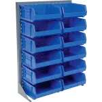 Global Industrial™ Singled-Sided Louvered Bin Pick Racks