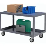Global Industrial™ Fixed Height Mobile Steel Workbenches
