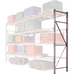 Modern Equipment Structural Pallet Rack Upright Frames