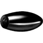 Push/Pull Knob W/Knurled Rim Tapped