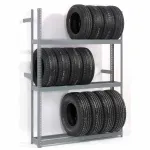 Global Industrial™ Boltless Single & Double Entry Tire Racks