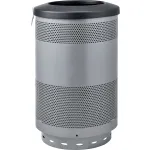 Perforated Steel Indoor/Outdoor Trash Cans