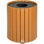 Global Industrial™ Outdoor Steel Diamond Trash Can With Dome Lid