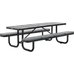Expanded Metal Picnic Tables with Padded Seats