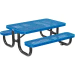 Expanded Metal Kids Height Picnic Tables