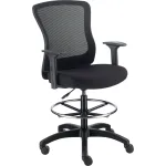 Mesh-Back Fabric Task Stools