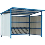 Bike Storage Shelters - Flat Roof