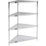 Nexel® Chrome Corner Wire Shelving Units