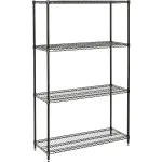 Nexel® Black Epoxy Shelving-In-A-Box
