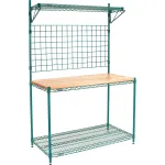 Nexel® Poly-Green® Industrial Food Prep Station