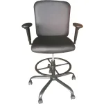 Leather Big & Tall Drafting Stools