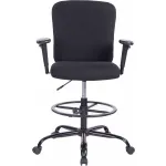 Fabric Big & Tall Drafting Stools