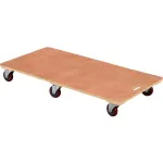 6-Wheel Wood Solid Deck Dolly