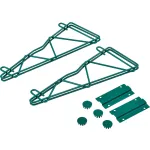 Nexel® Poly-Green® Wall Mount Brackets