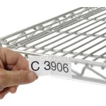 Snap-On Shelving Label Holders