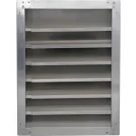 Fixed-Height Adjustable Width Louvers