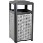 Perforated Steel Decorative Trash Cans