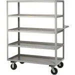 Open Side Heavy Duty Welded Steel Flush Storage Shelf Trucks