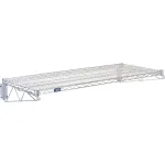 Chrome Fixed Wall Mount Shelving