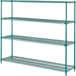 Nexel® Quick-Adjust Poly-Green® Wire Shelving Units