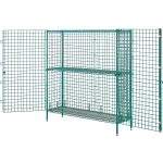 Nexel® Poly-Green® Wire Shelving Security Storage Lockers