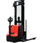 Powered Stackers with Adjustable Straddle