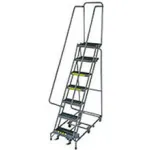 Steel Cal Osha Approved All Directional Rolling Ladders
