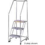 Stainless Steel Cal Osha Approved Heavy Duty Rolling Ladders