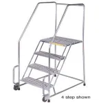 Stainless Steel Cal Osha Approved Tilt & Roll Ladders