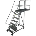 Steel Cantilever Rolling Platform Ladders