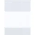 White Block Reclosable Bags
