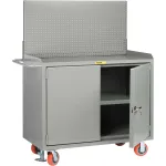 Mobile Service Benches with Panel Riser