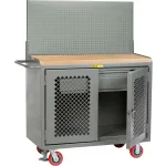 Clearview Mobile Service Benches with Panel Riser