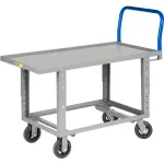 Adjustable Height Steel Tray Deck Platform Trucks