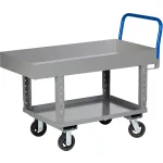 Adjustable Height Steel Deep Deck Platform Trucks
