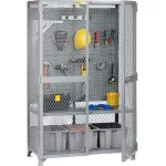 Extra Heavy Duty Steel Ventilated Cabinets with Pegboard