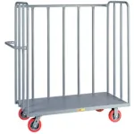 3 Side Steel Slatted Frame Shelf Trucks