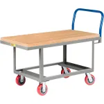 Fixed Height Wood Deck Platform Trucks