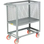 Steel Elevated Box Trucks with Expanded Metal Sides