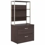 Lateral File Cabinets with Hutch