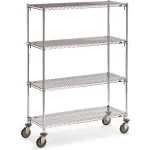 Metro Chrome Wire Shelf Trucks